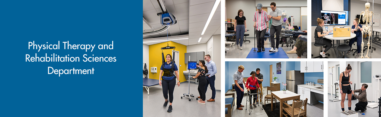 Physical Therapy and Rehabilitation Sciences Department Banner